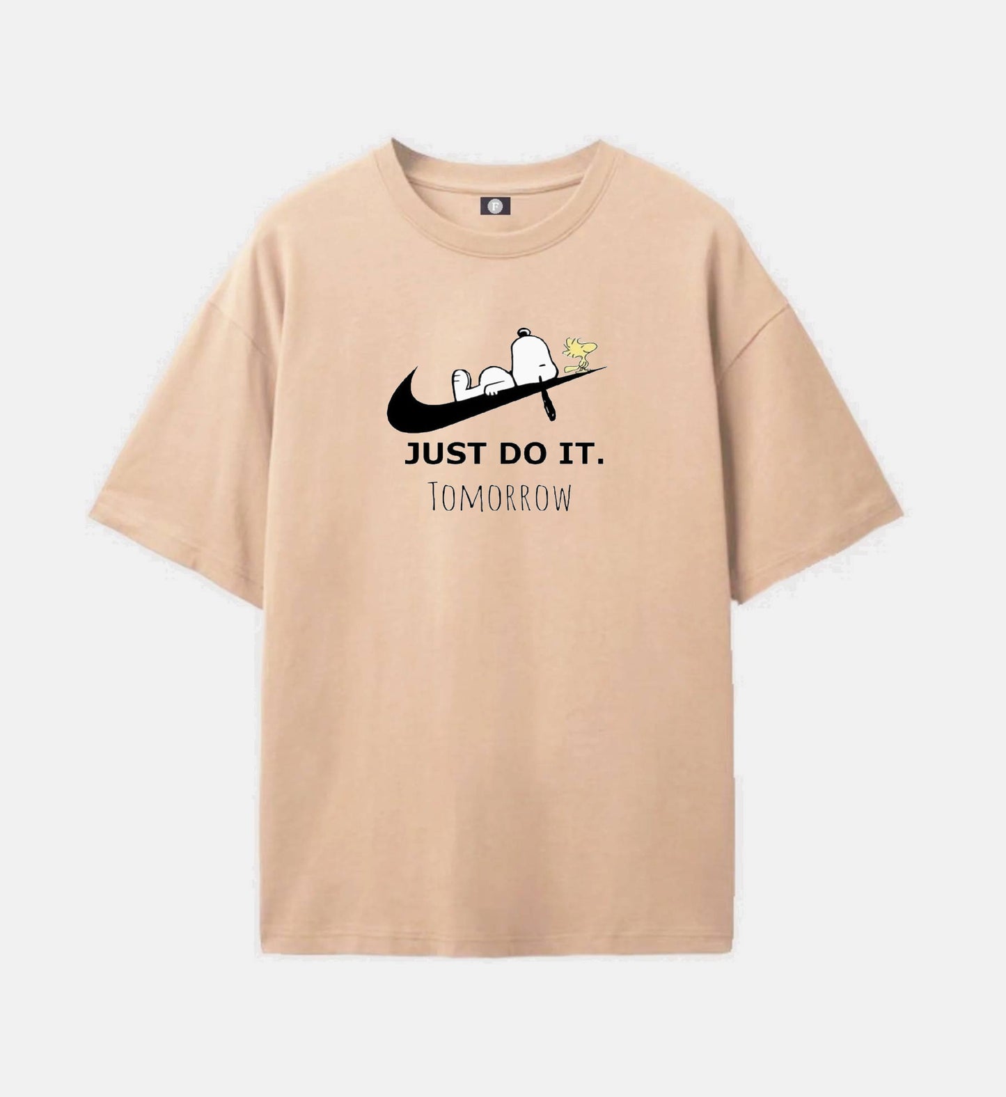 Just do it tomorrow - beige