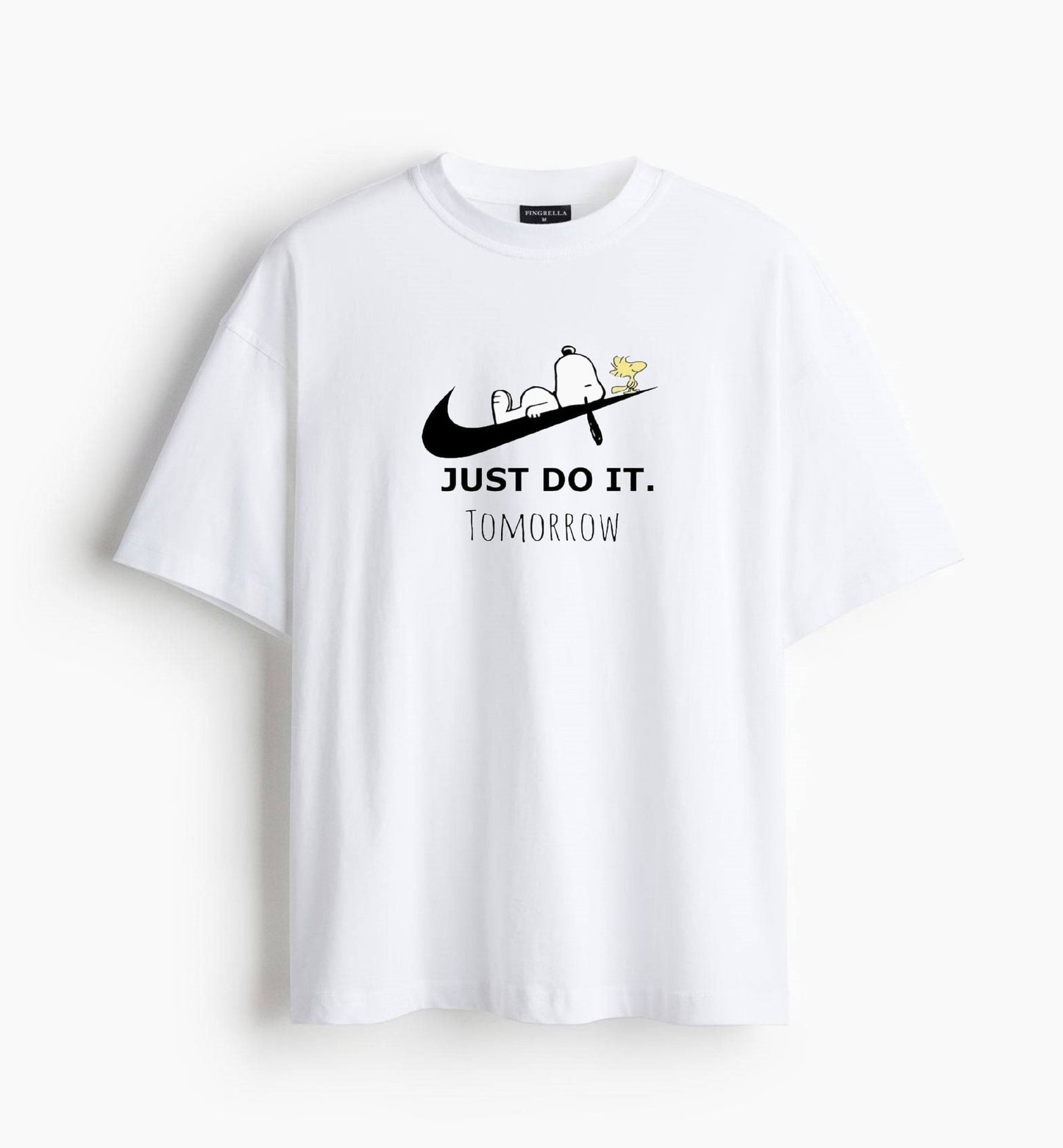 Just do it tomorrow - white