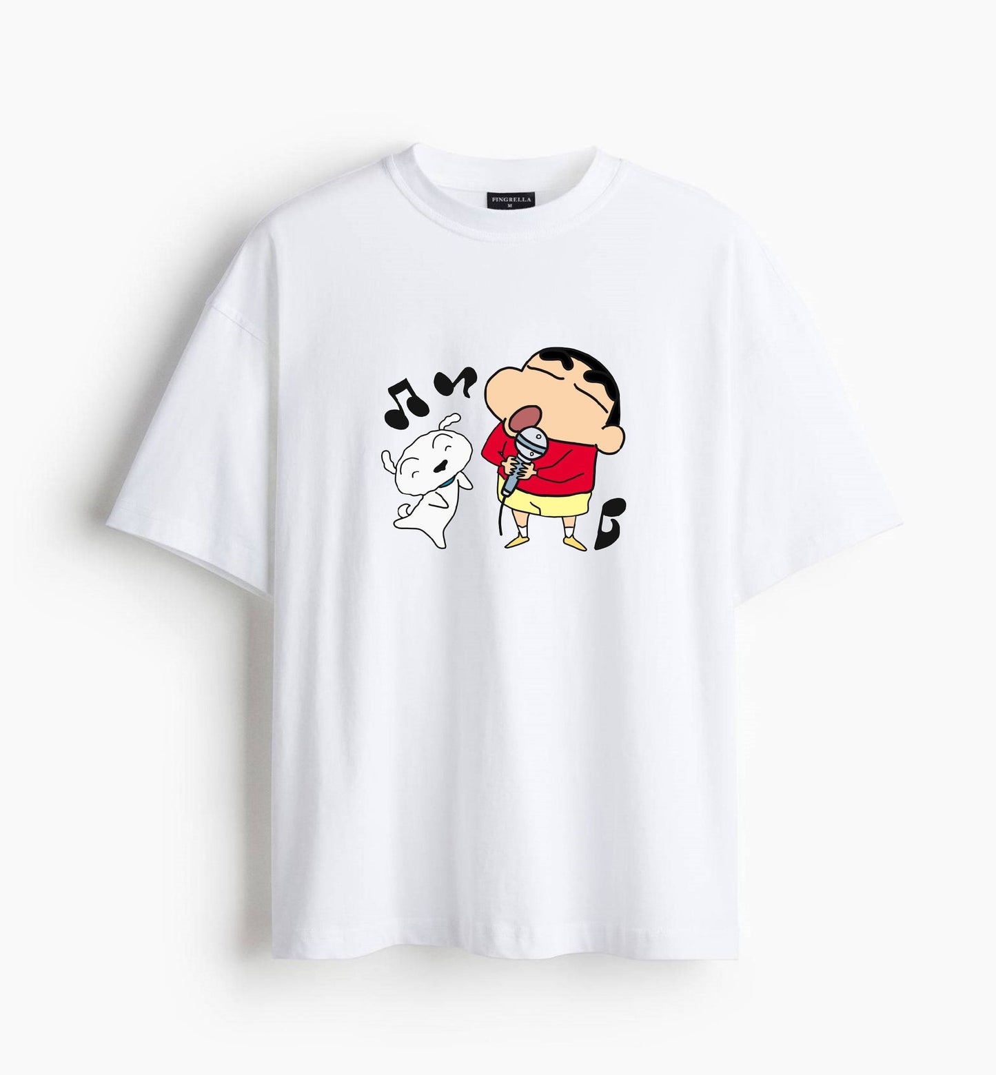 Shinchan & shiro - white