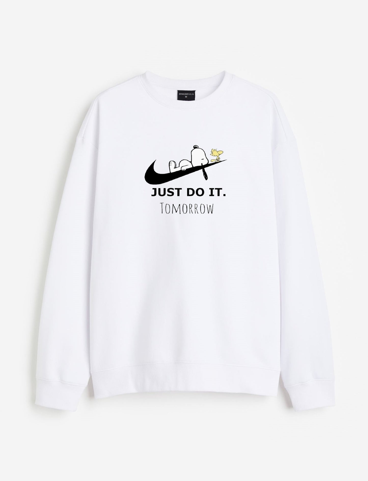 Just do it tomorrow - white