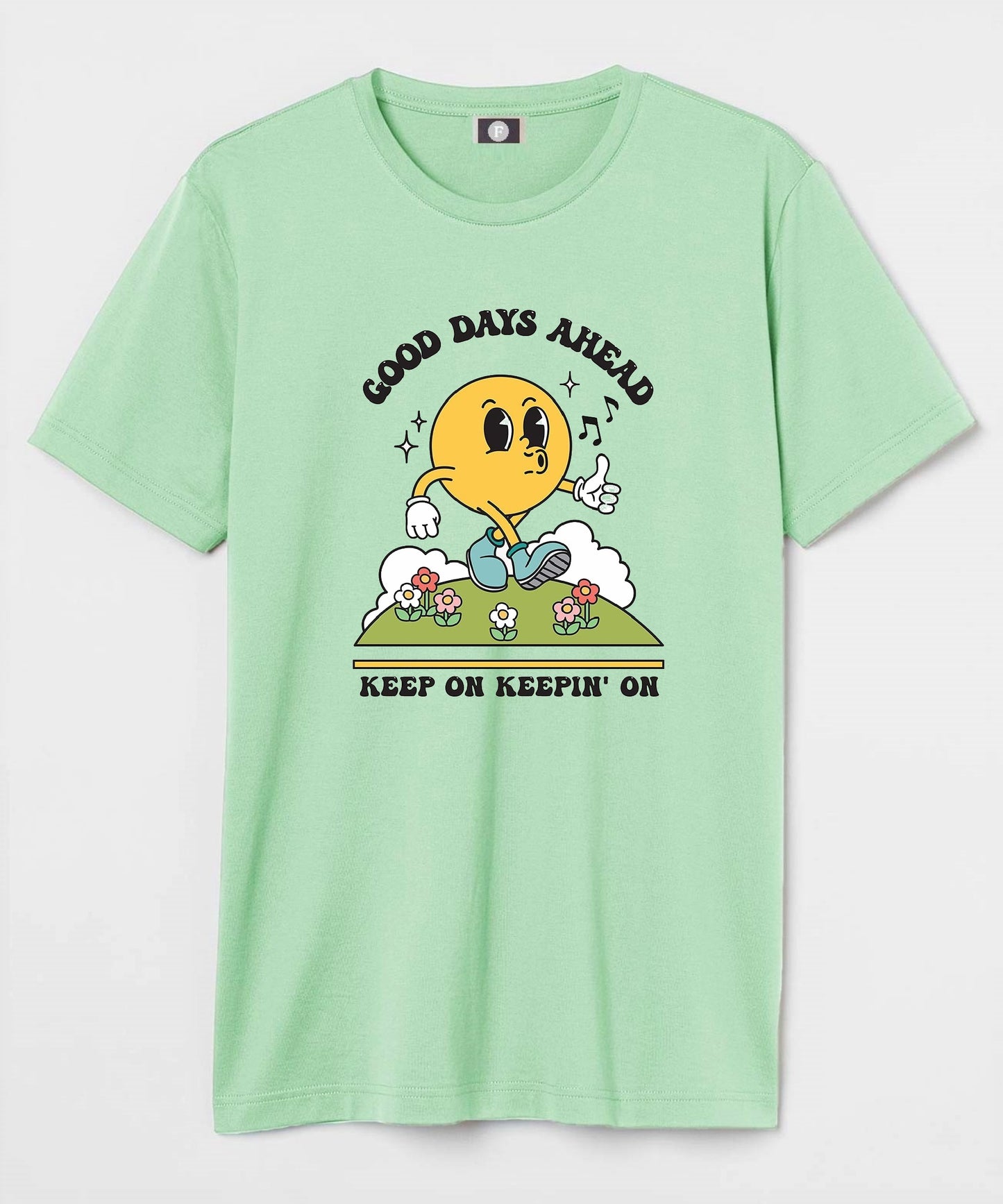 Good days ahead - light mint green