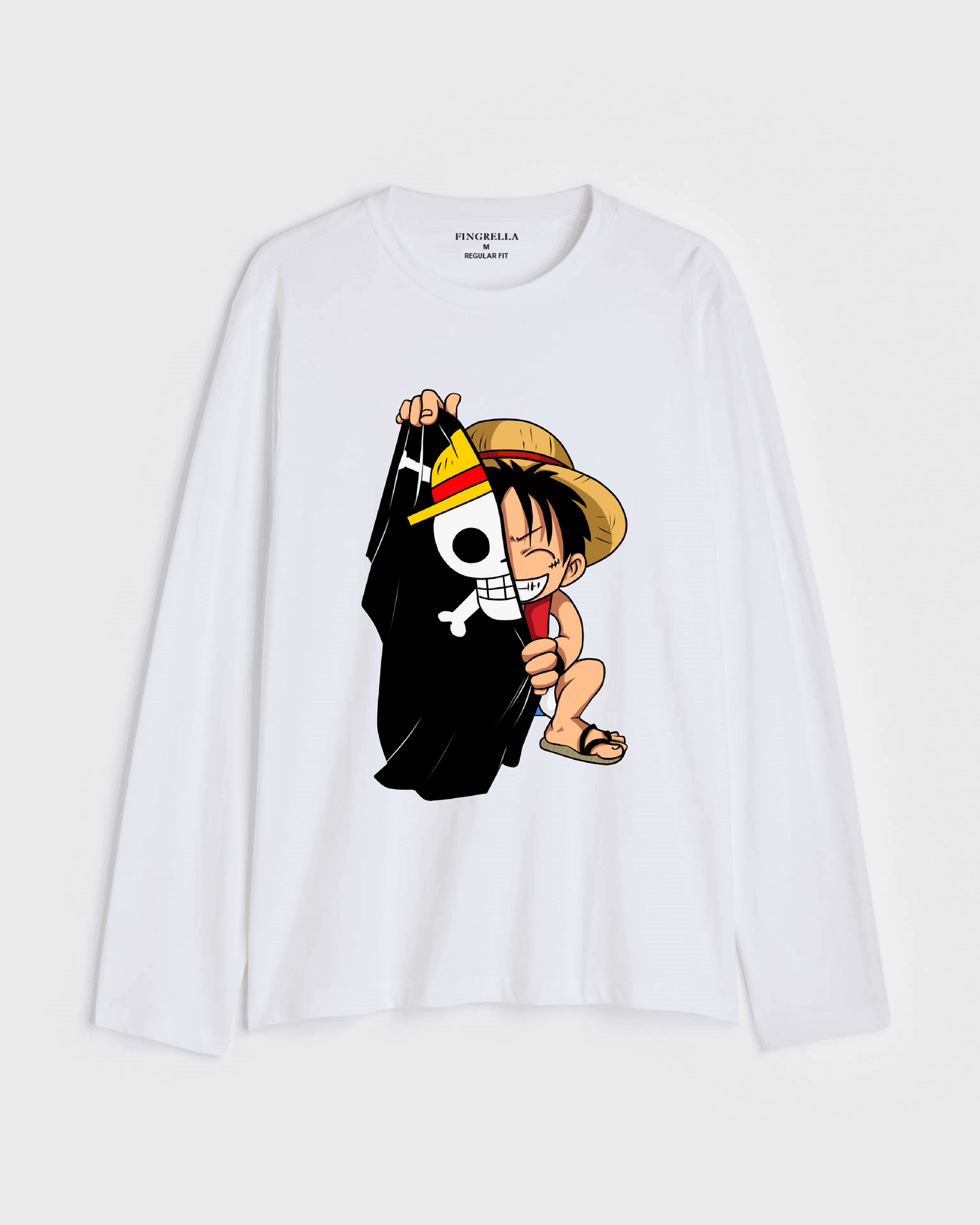 Luffy D. monkey - white