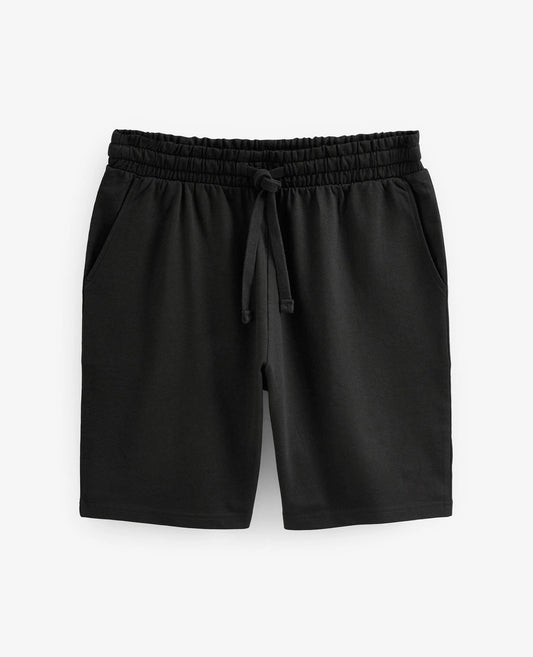 Black casual shorts